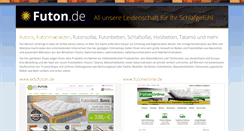 Desktop Screenshot of futon.de